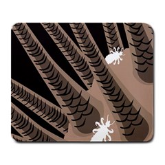 Head Lice Killer Hair Large Mousepads by Mariart