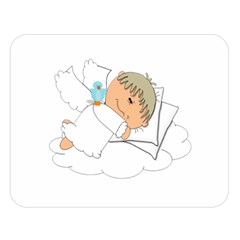 Sweet Dreams Angel Baby Cartoon Double Sided Flano Blanket (large)  by Nexatart