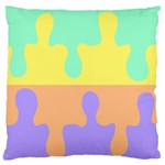 Puzzle Gender Standard Flano Cushion Case (Two Sides) Front