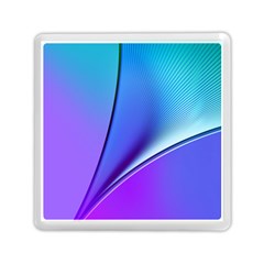 Line Blue Light Space Purple Memory Card Reader (square)  by Mariart