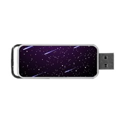 Starry Night Sky Meteor Stock Vectors Clipart Illustrations Portable Usb Flash (two Sides) by Mariart