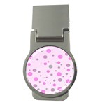 Decorative dots pattern Money Clips (Round)  Front