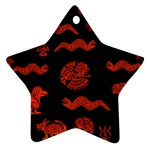 Aztecs pattern Ornament (Star) Front