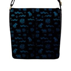 Aztecs Pattern Flap Messenger Bag (l)  by ValentinaDesign