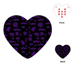 Aztecs Pattern Playing Cards (heart)  by ValentinaDesign