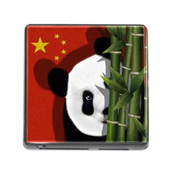 Panda Memory Card Reader (square) by Valentinaart