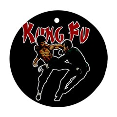 Kung Fu  Ornament (round) by Valentinaart