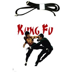Kung Fu  Shoulder Sling Bags by Valentinaart