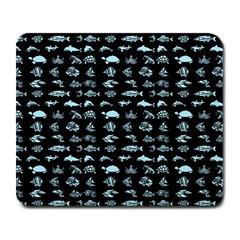 Fish Pattern Large Mousepads by ValentinaDesign