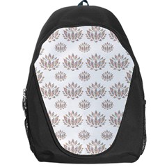 Dot Lotus Flower Flower Floral Backpack Bag by Mariart