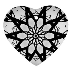 Pattern Abstract Fractal Ornament (heart) by Nexatart