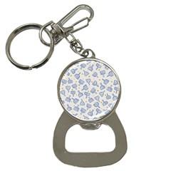 Glass Polka Circle Blue Button Necklaces by Mariart