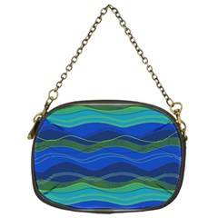Geometric Line Wave Chevron Waves Novelty Chain Purses (one Side)  by Mariart