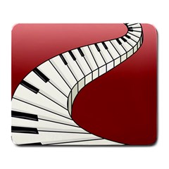 Piano Keys Music Large Mousepads by Mariart