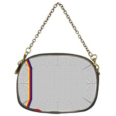 Watermark Circle Polka Dots Black Red Chain Purses (one Side)  by Mariart