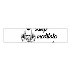 Eat, Sleep, Meditate, Repeat  Velvet Scrunchie by Valentinaart
