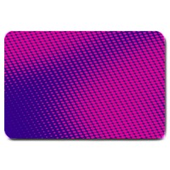Purple Pink Dots Large Doormat  by BangZart