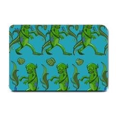 Swamp Monster Pattern Small Doormat  by BangZart