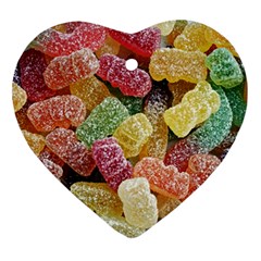 Jelly Beans Candy Sour Sweet Heart Ornament (two Sides) by BangZart