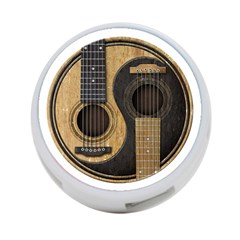 Old And Worn Acoustic Guitars Yin Yang 4-port Usb Hub (one Side) by JeffBartels
