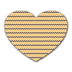 Colored Zig Zag Heart Mousepads by Colorfulart23