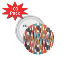 Colorful Geometric Abstract 1 75  Buttons (100 Pack)  by linceazul