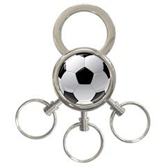 Soccer Ball 3-ring Key Chains by BangZart