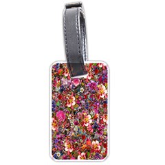 Psychedelic Flower Luggage Tags (one Side)  by BangZart