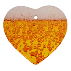 Beer Alcohol Drink Drinks Ornament (heart) by BangZart