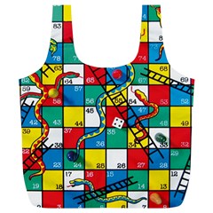 Snakes And Ladders Full Print Recycle Bags (l)  by BangZart