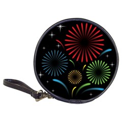 Fireworks With Star Vector Classic 20-cd Wallets by BangZart