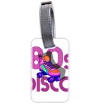 Roller Skater 80s Luggage Tags (Two Sides) Front