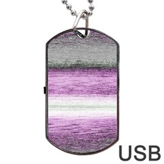 Ombre Dog Tag Usb Flash (one Side) by ValentinaDesign