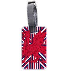 Alternatively Mega British America Red Dragon Luggage Tags (two Sides) by Mariart