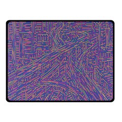 Infiniti Line Building Street Line Illustration Double Sided Fleece Blanket (small)  by Mariart