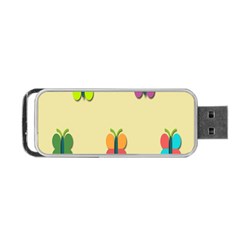 Spring Butterfly Wallpapers Beauty Cute Funny Portable Usb Flash (one Side) by Mariart