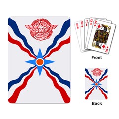 Assyrian Flag  Playing Card by abbeyz71
