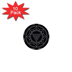 Kali Yantra Inverted 1  Mini Buttons (10 Pack)  by Mariart