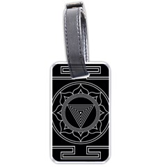 Kali Yantra Inverted Luggage Tags (one Side)  by Mariart