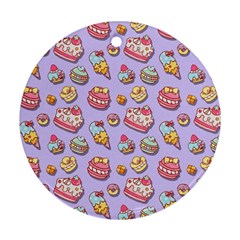 Sweet Pattern Round Ornament (two Sides) by Valentinaart