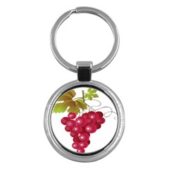Red Fruit Grape Key Chains (round)  by Mariart