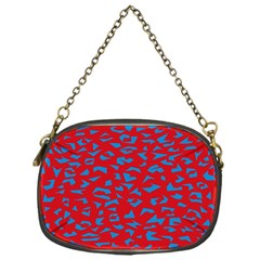 Blue Red Space Galaxy Chain Purses (one Side)  by Mariart