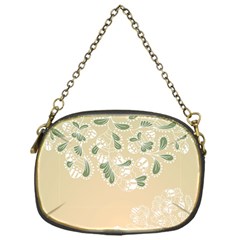 Flower Frame Green Sexy Chain Purses (one Side)  by Mariart