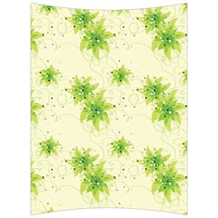 Leaf Green Star Beauty Back Support Cushion by Mariart