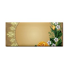 Rose Sunflower Star Floral Flower Frame Green Leaf Cosmetic Storage Cases by Mariart