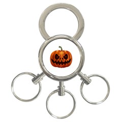 Halloween Pumpkin 3-ring Key Chains by Valentinaart