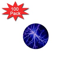 Blue Sky Light Space 1  Mini Buttons (100 Pack)  by Mariart