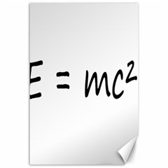 E=mc2 Gravity Formula Physics Canvas 24  X 36  by picsaspassion
