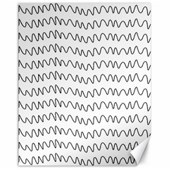 Tattoos Transparent Tumblr Overlays Wave Waves Black Chevron Canvas 11  X 14   by Mariart