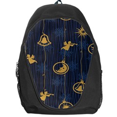 Christmas Angelsstar Yellow Blue Cool Backpack Bag by Alisyart